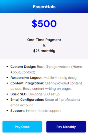 Website Essentials